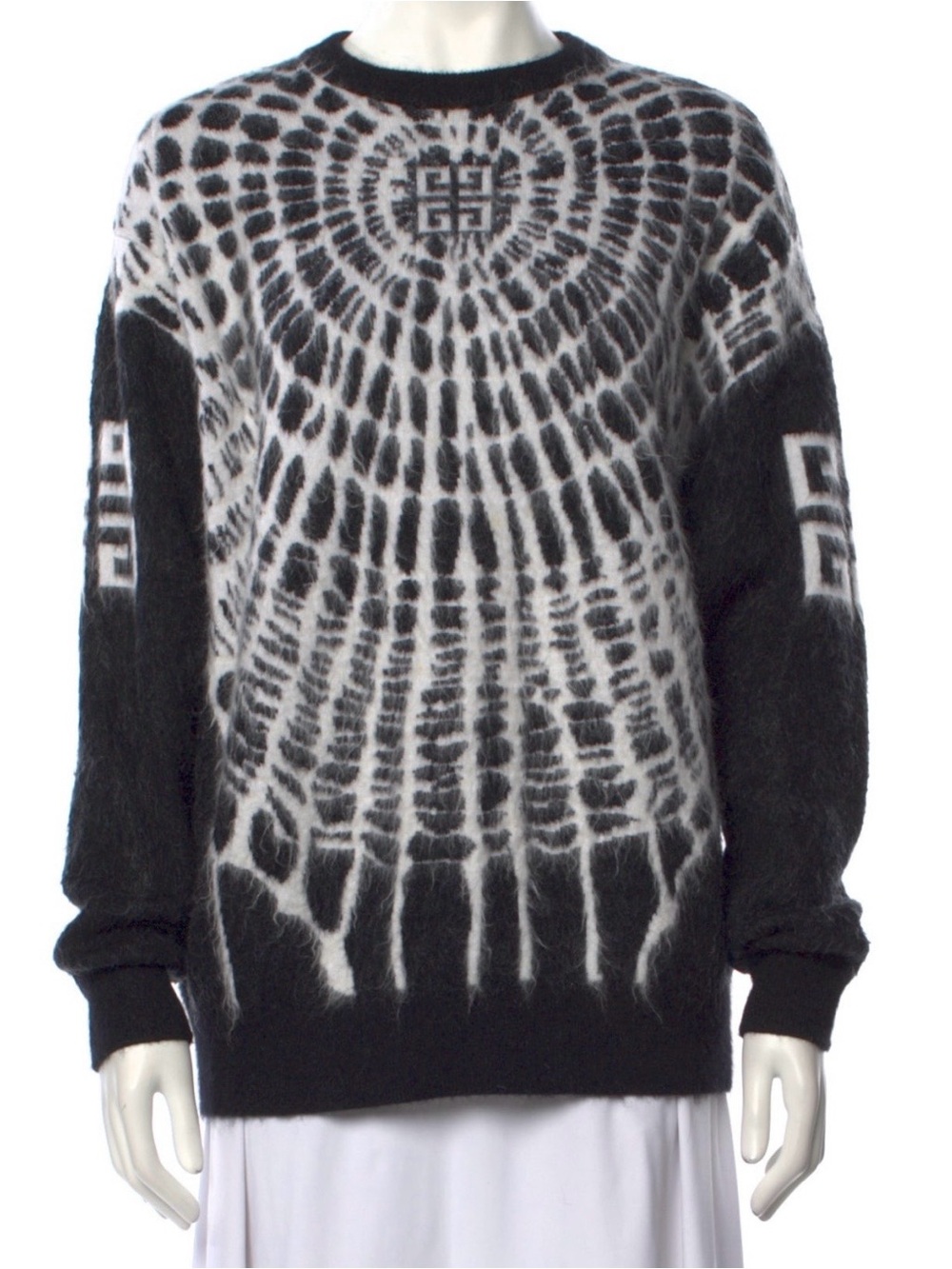 GIVENCHY Women’s Intarsia Wool and Mohair Sweater - Size XS but runs big!